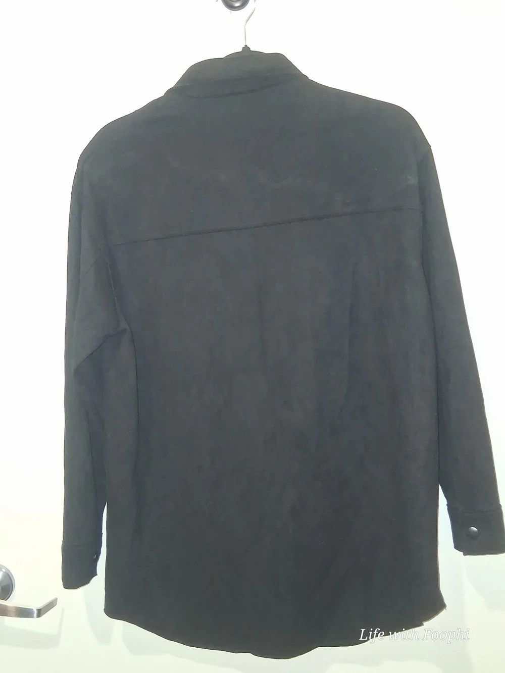 Well Worn Ladies Oversized Snap Front Shirt M